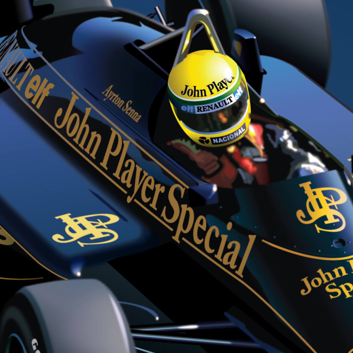Ayrton Senna Lotus 97T