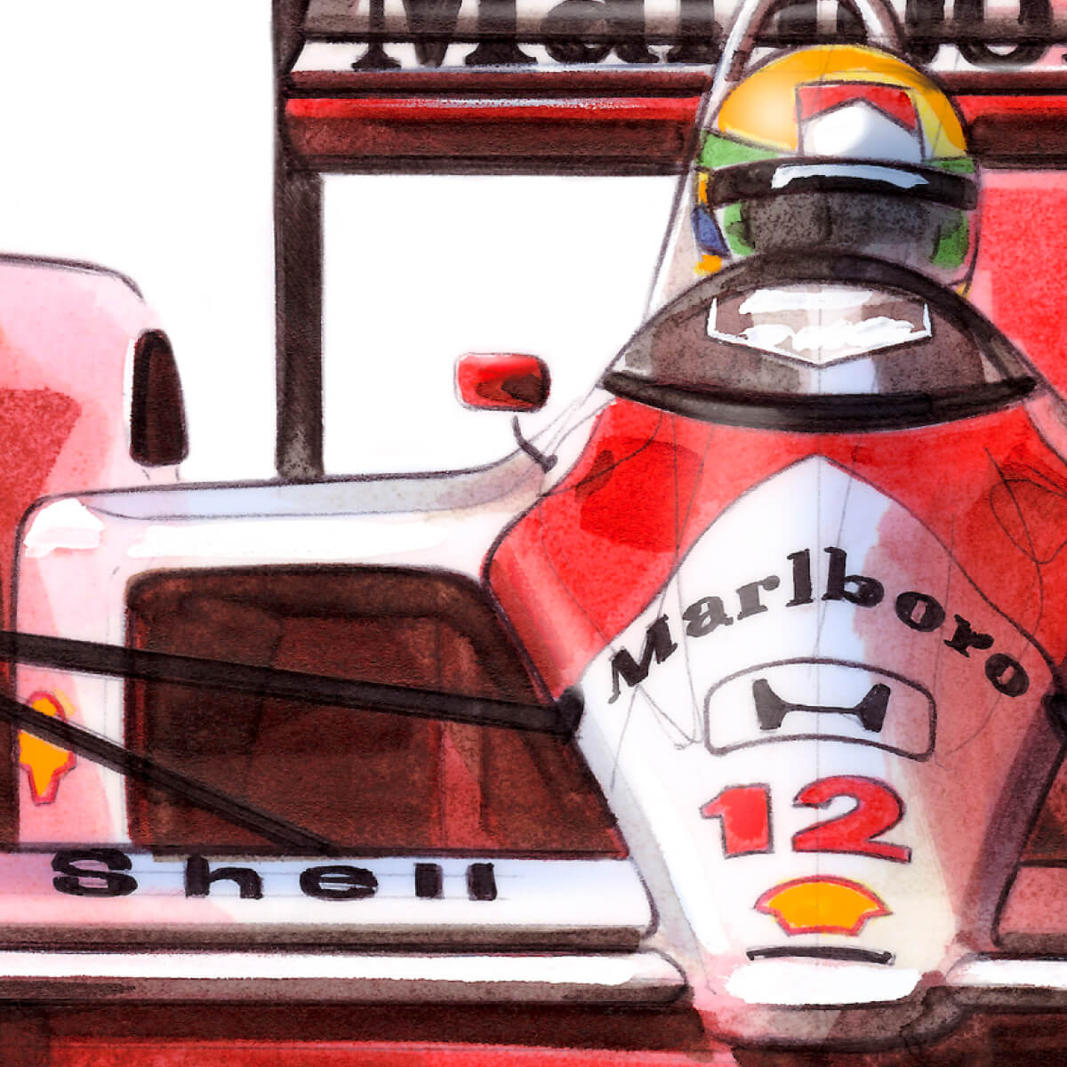 Ayrton Senna McLaren MP4/4