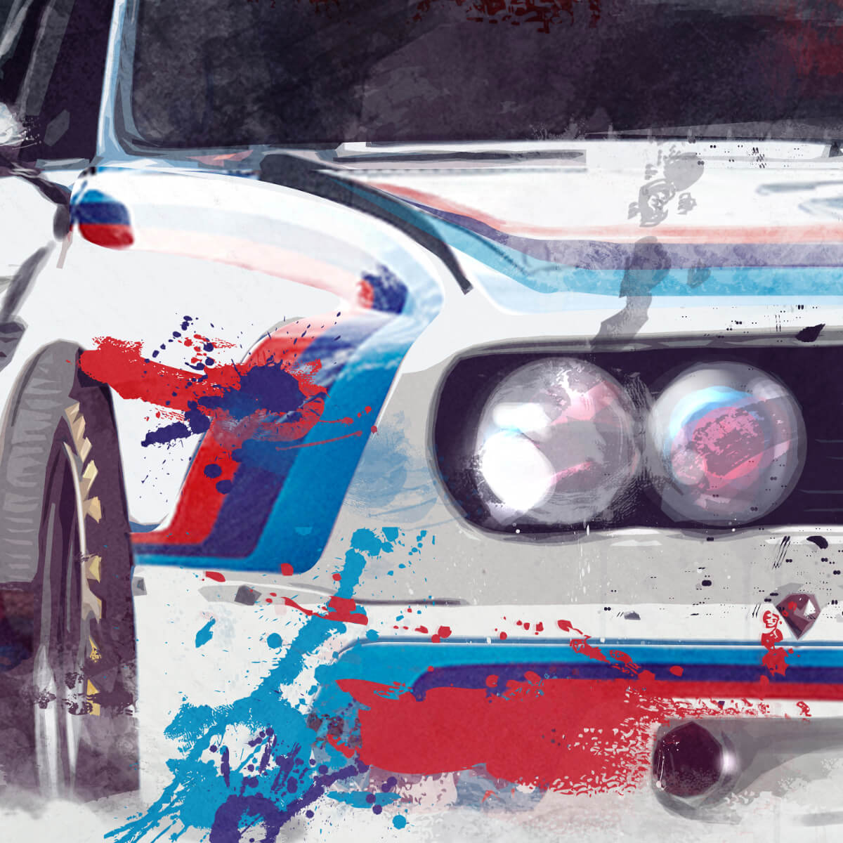 BMW 3.0 CSL Batmobile