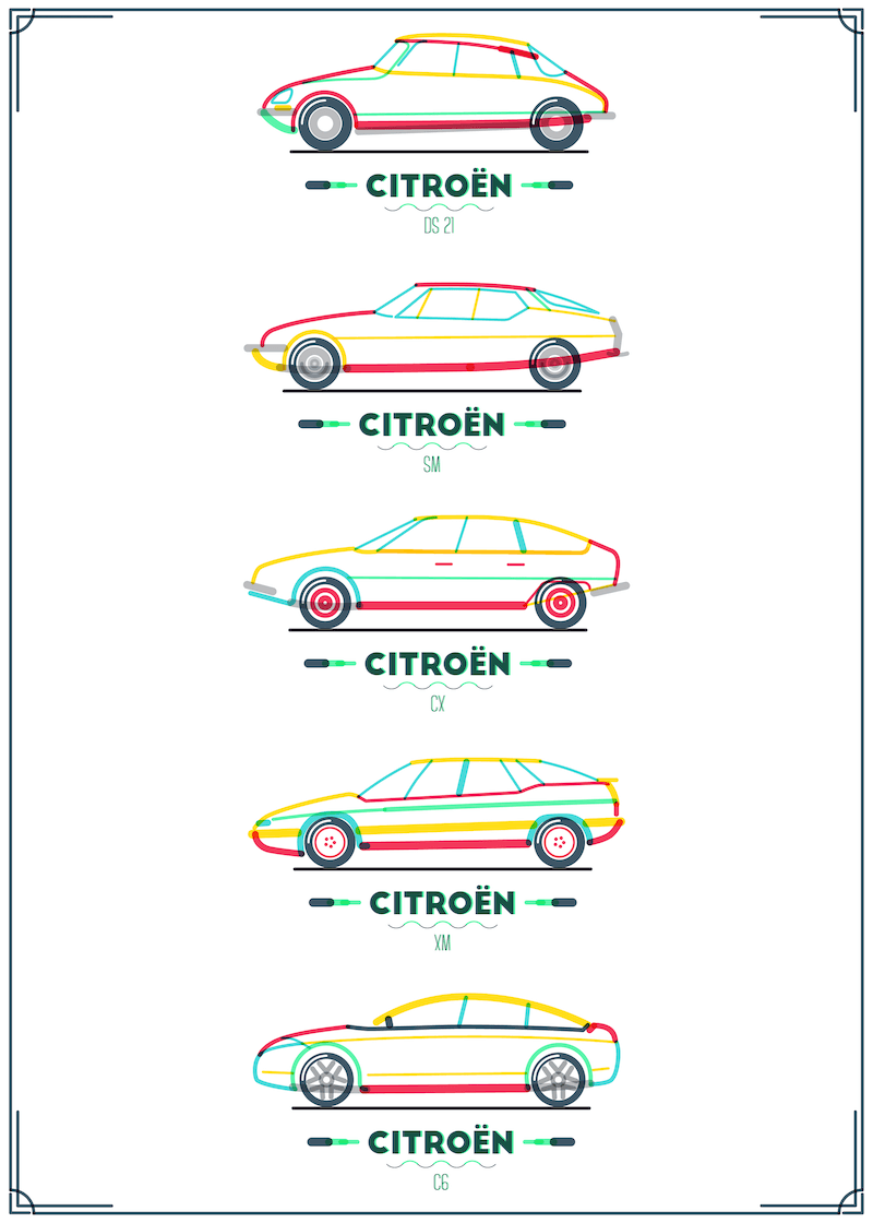 The large Citroens