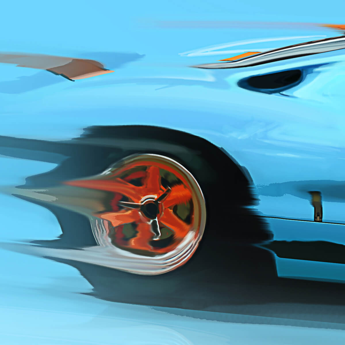 Ford GT40 Gulf livery