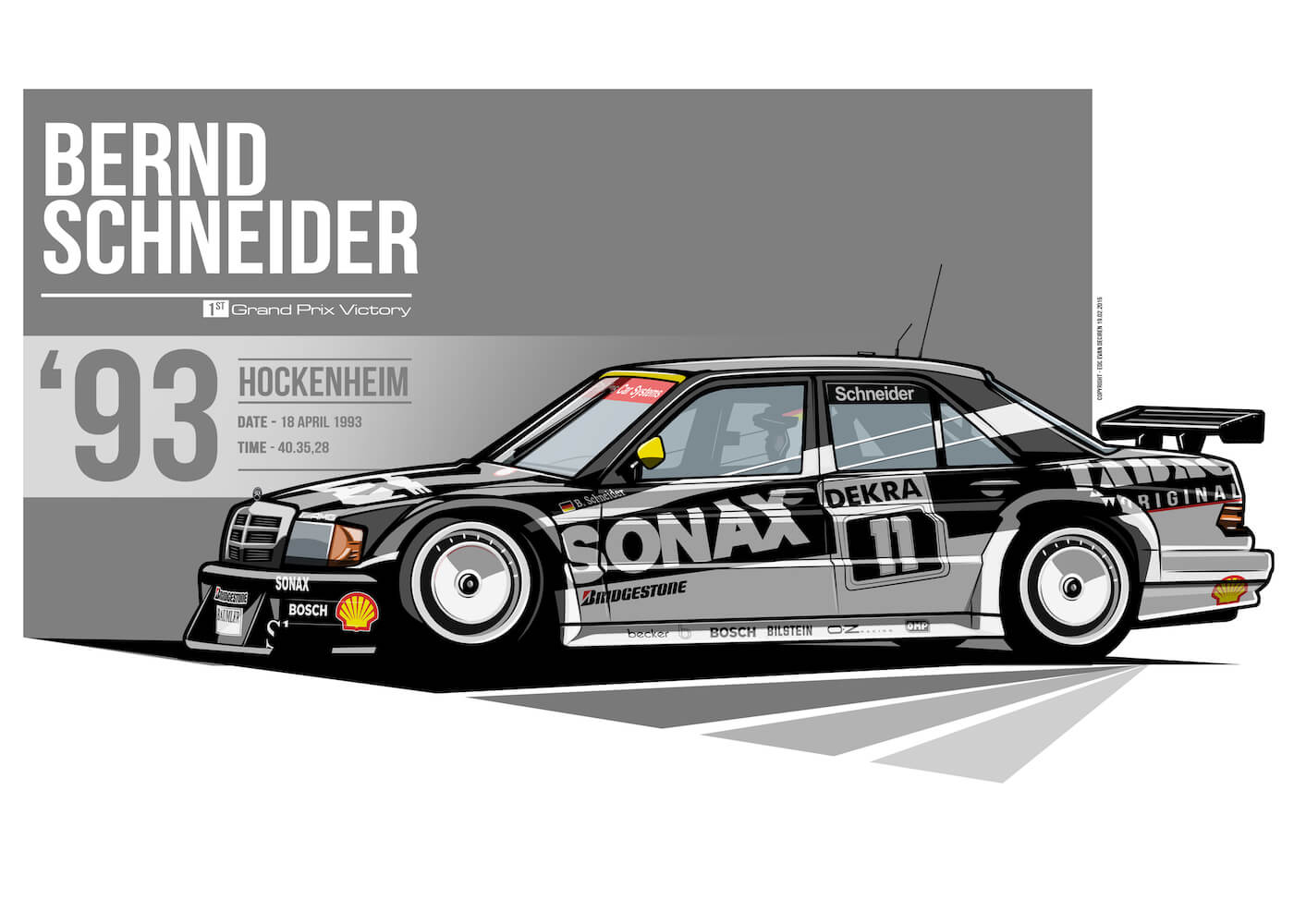 Mercedes-Benz 190 E 2.5-16 Evo II DTM