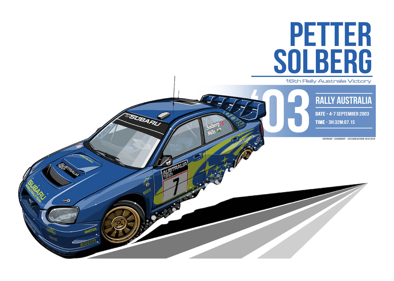 Peter Solberg Subaru Impreza WRC